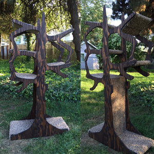 5' Handmade Cat Tree Shaped Like a Tree!